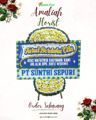 Papan Bunga Duka di Bandar Sono