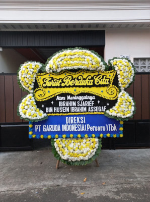 Papan Bunga Duka di Bandar Sono
