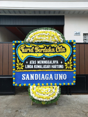 Papan Bunga Duka di Bandar Sono